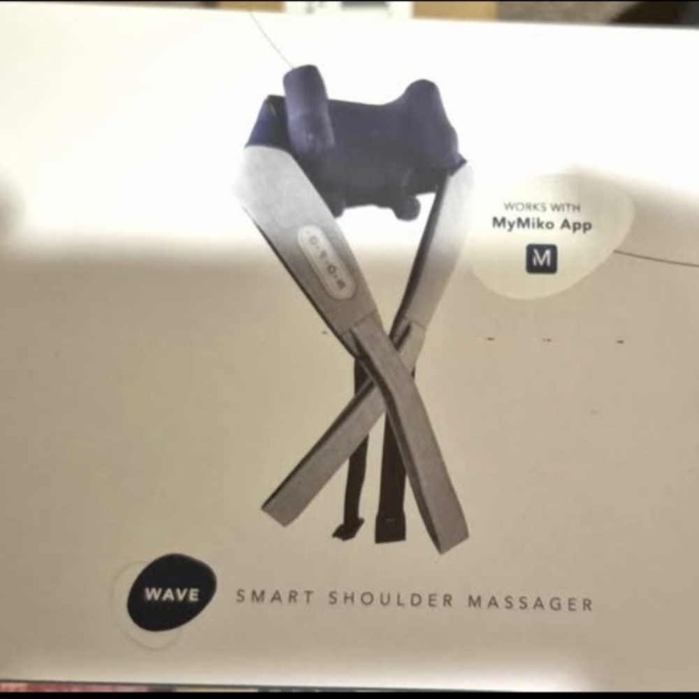 Smart Shoulder Massager - Gray and Blue